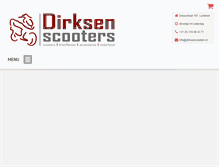Tablet Screenshot of dirksenscooters.nl